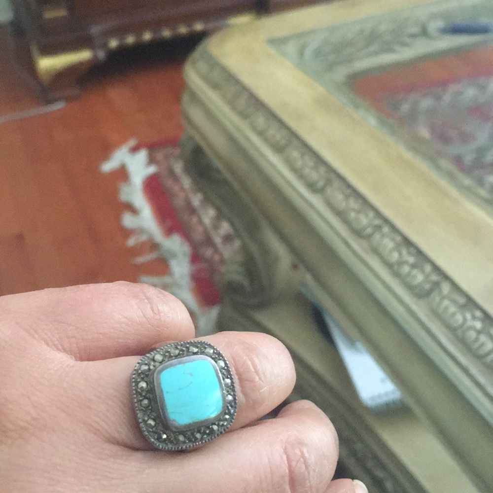 Solid Silver Ring - image 2